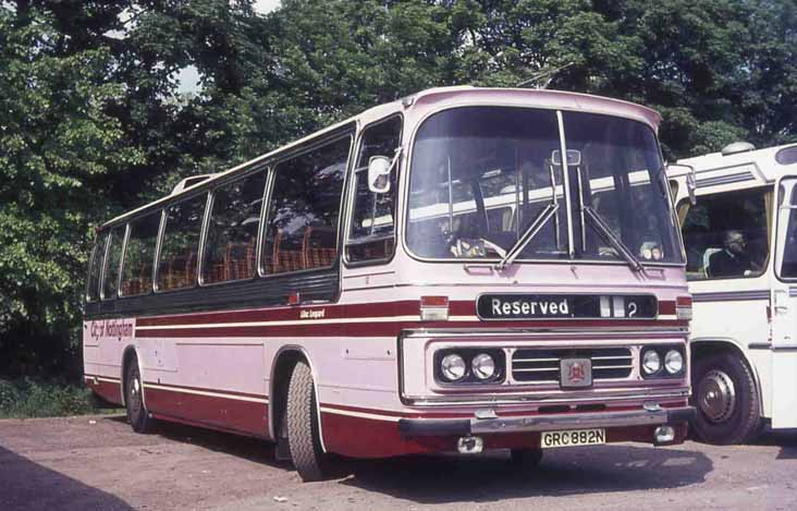 City of Nottingham Leyland Leopard Duple Dominant Lilac Leopard 12 H844